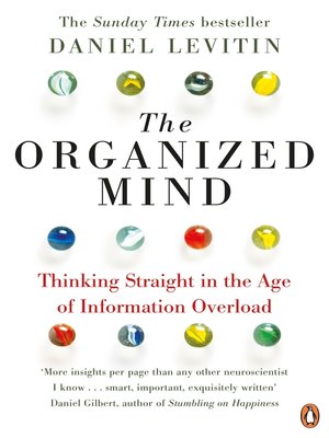 cover image of The Organized Mind